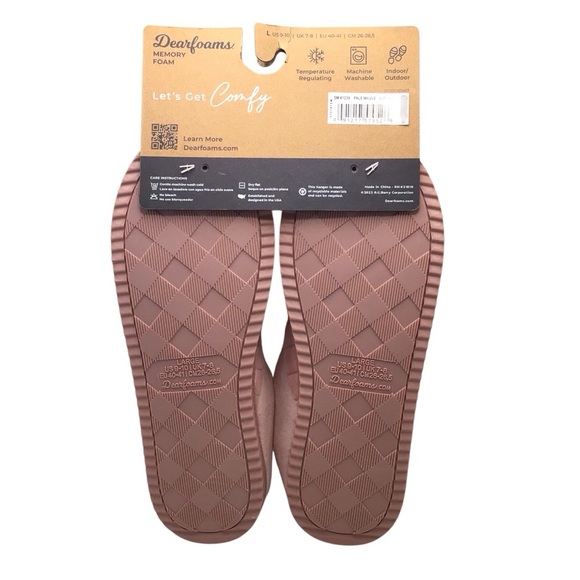 Dearfoams Women's Libby Quilted Terry Clog Indoor/Outdoor Slipper - Picture 8 of 8